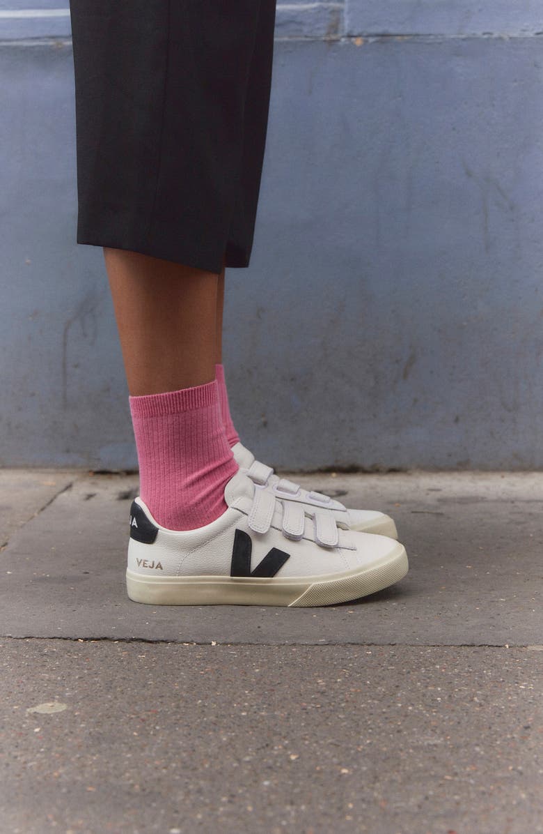 Veja Recife Logo Sneaker, Alternate, color, Extra-White Black