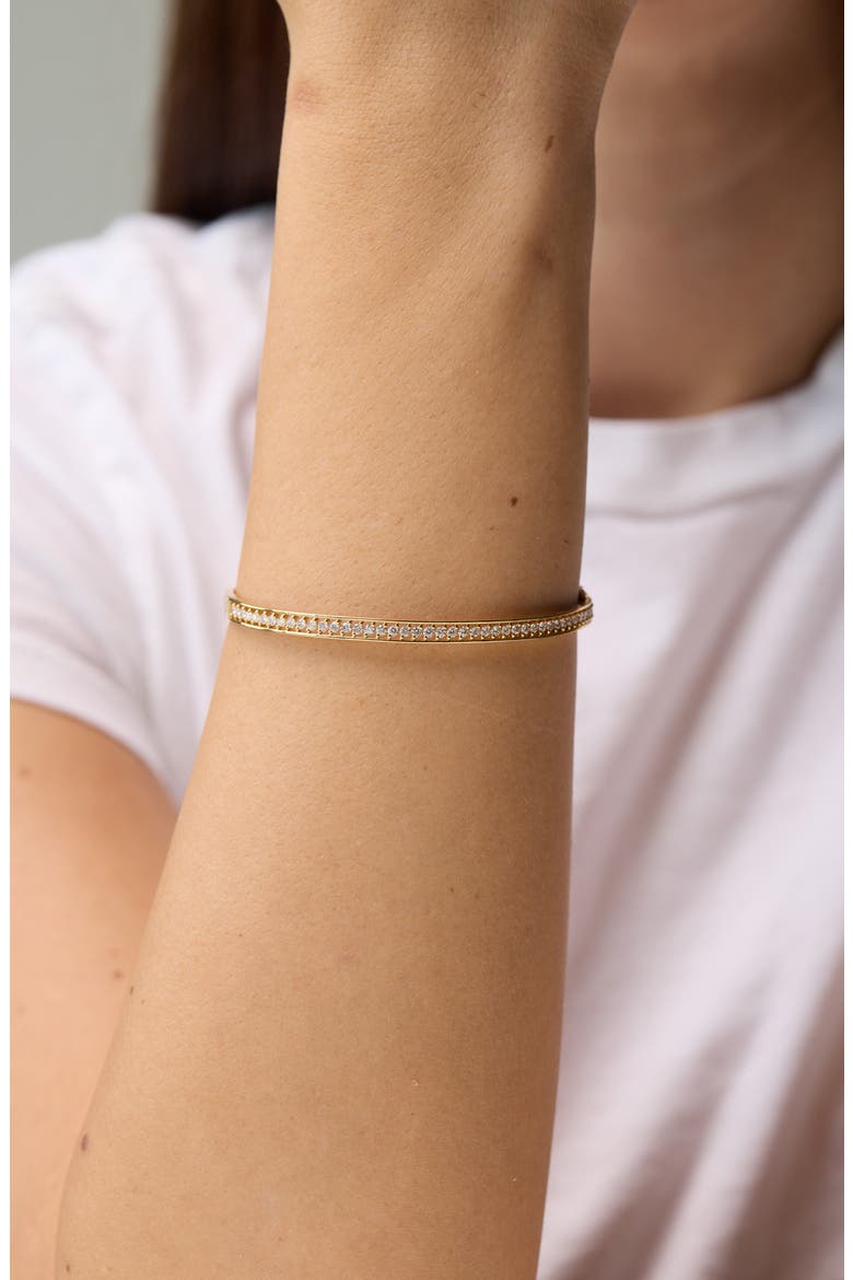 Kiera Diamond Bangle (Nordstrom Exclusive), Alternate, color, 18K YELLOW GOLD