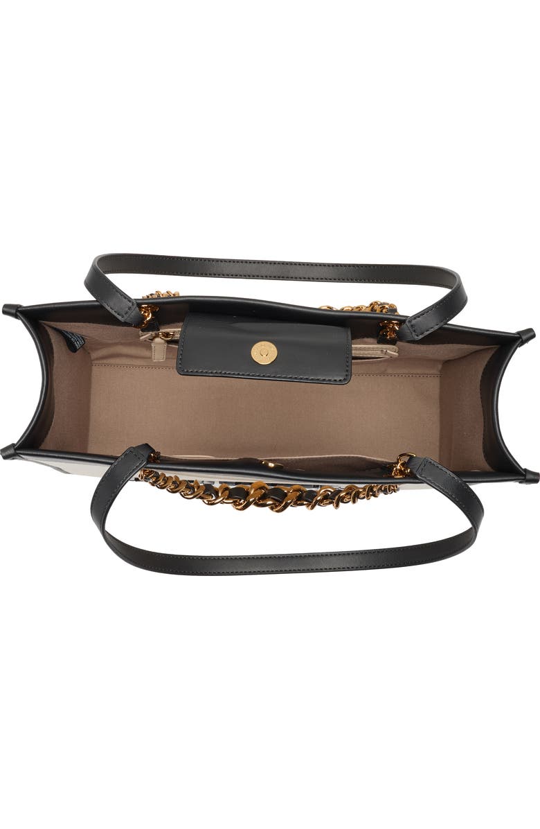 KARL LAGERFELD PARIS Savoie Tote Bag, Alternate, color, Natural/ Black