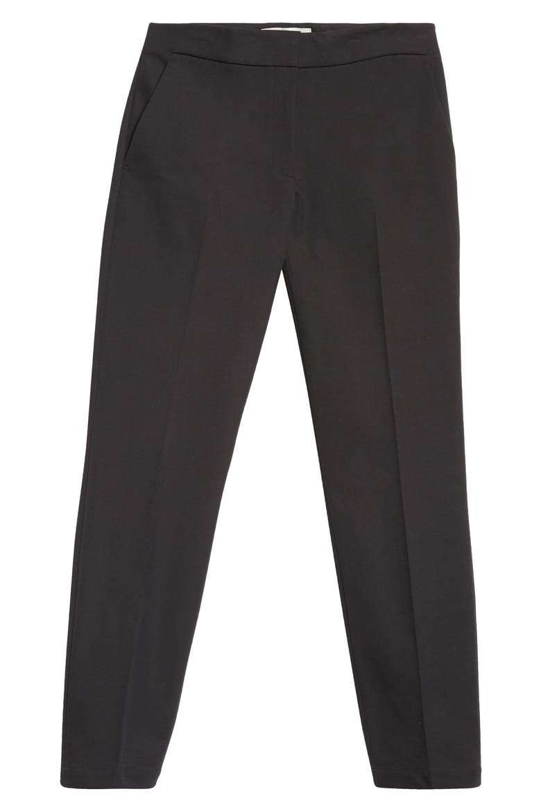 Manhattan Techno Stretch Twill Ankle Skinny Pants, Alternate, color, BLACK