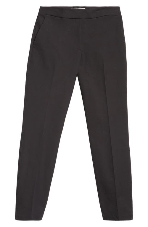 Lafayette 148 New York Manhattan Techno Stretch Twill Ankle Skinny Pants In Black