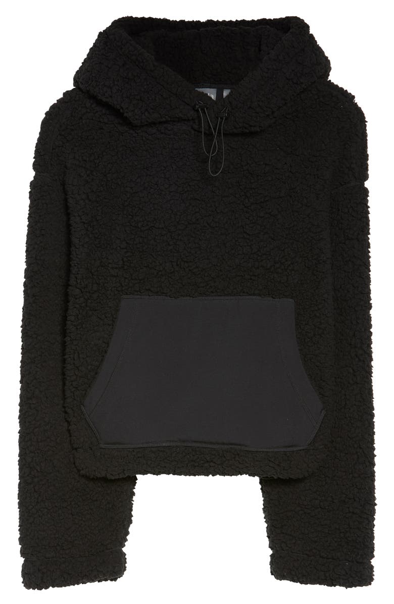 Zella Cassie Faux Fur Hoodie, Alternate, color,