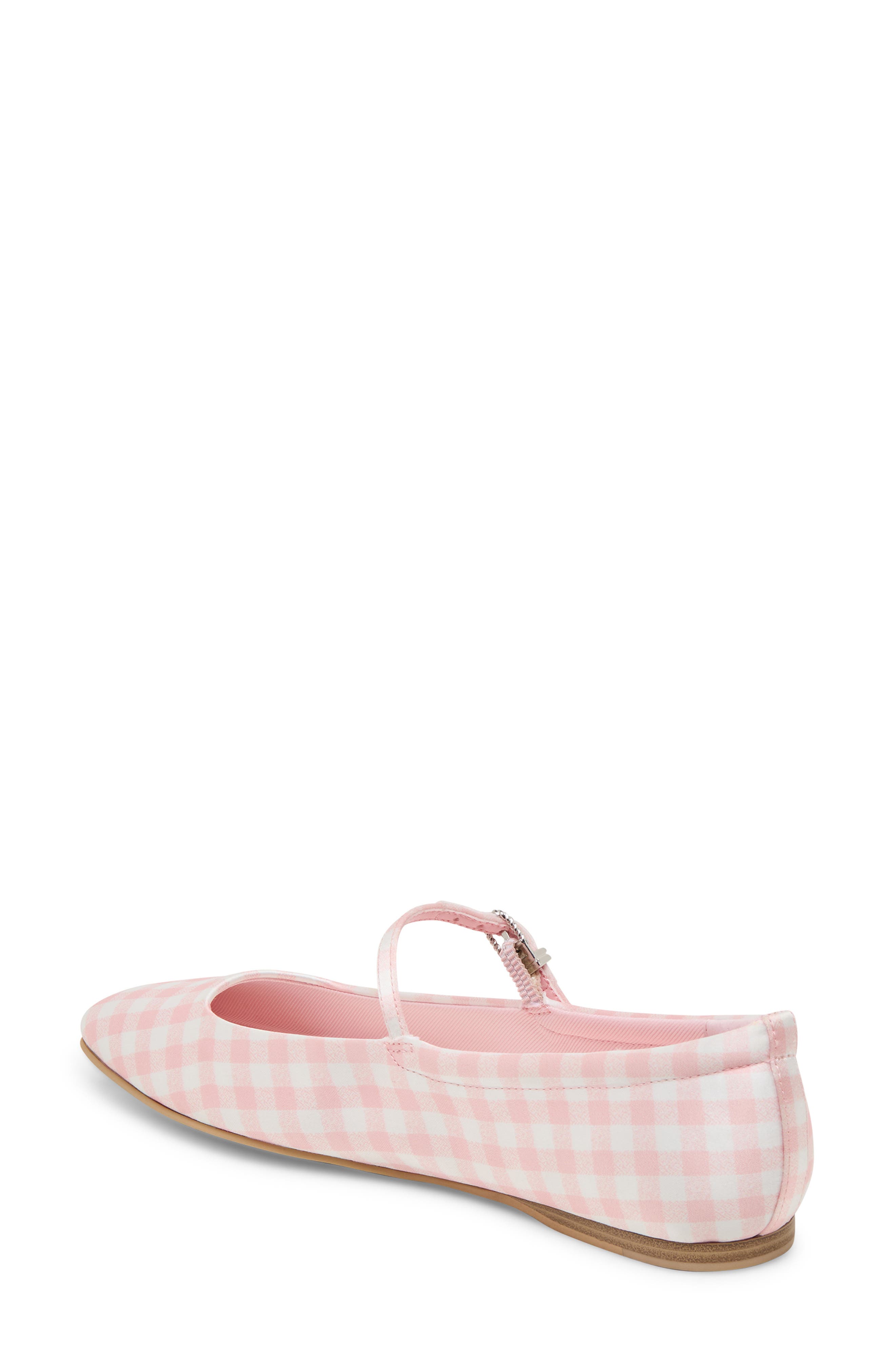 Dolce Vita x Byrdie Golf Reyes Mary Jane Flat, Alternate, color, Pink Plaid