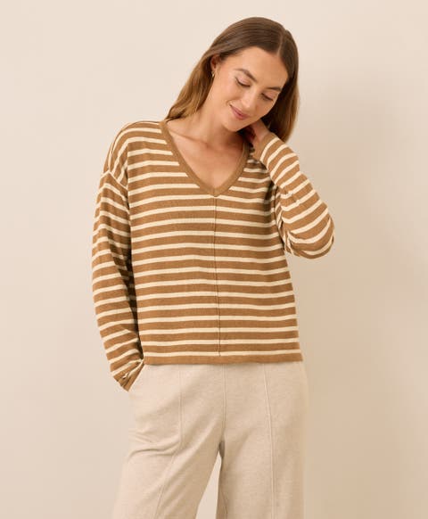 Organic Cotton Classic Fine Knit Relaxed Sweater