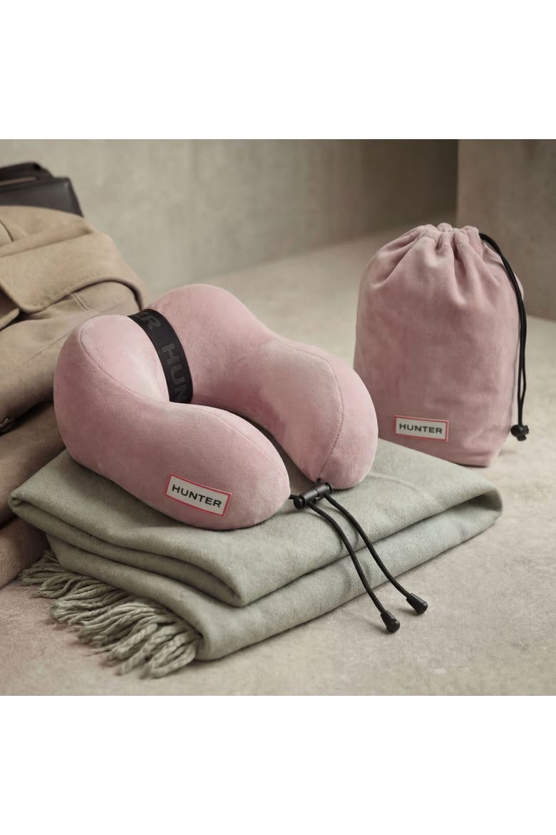 Ellis Contour Travel Neck Pillows, Alternate, color, Pale Mauve