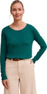 Celtic & Co. Linen Blend Long Sleeve T-Shirt