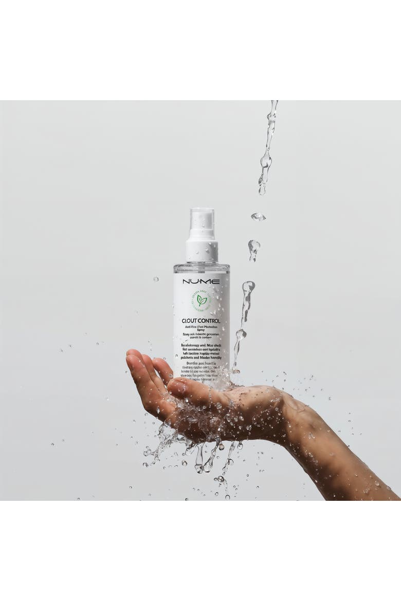 Clout Control | Anti-Frizz & Heat Protectant Spray, Alternate, color, White
