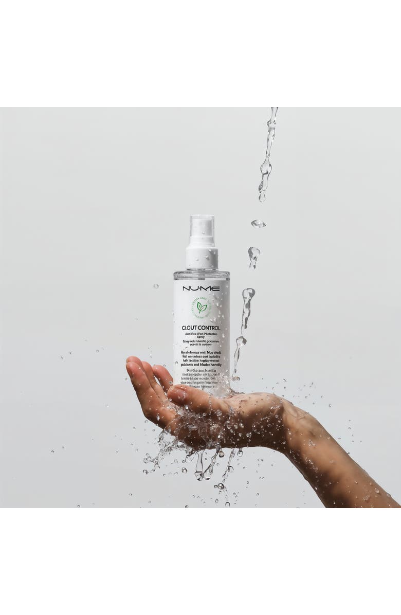 NUME Clout Control | Anti-Frizz & Heat Protectant Spray, Alternate, color, White