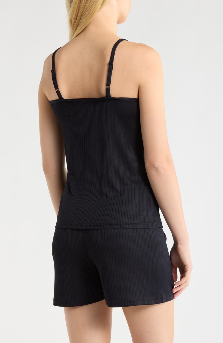 French Connection Rib Camisole & Shorts Sleep Set, Alternate, color, Utility Blue