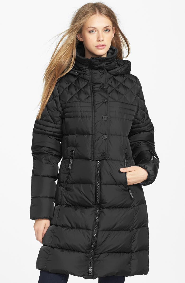 Bogner 'Haily-D' Down Coat with Detachable Hood, Main, color,