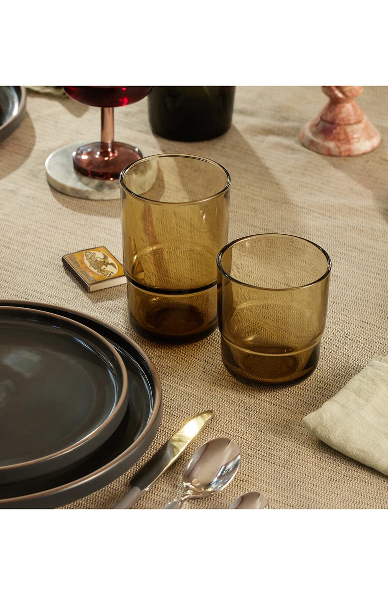 Our Place Set of 4 Dinner Plates, Alternate, color, Char