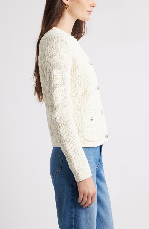 Caslonr Caslon(r) Textured Sweater Jacket