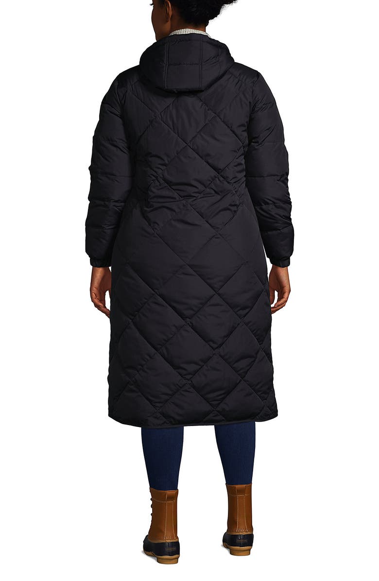 Lands' End FeatherFree Insulated Diamond Quilted Maxi Coat, Alternate, color, 