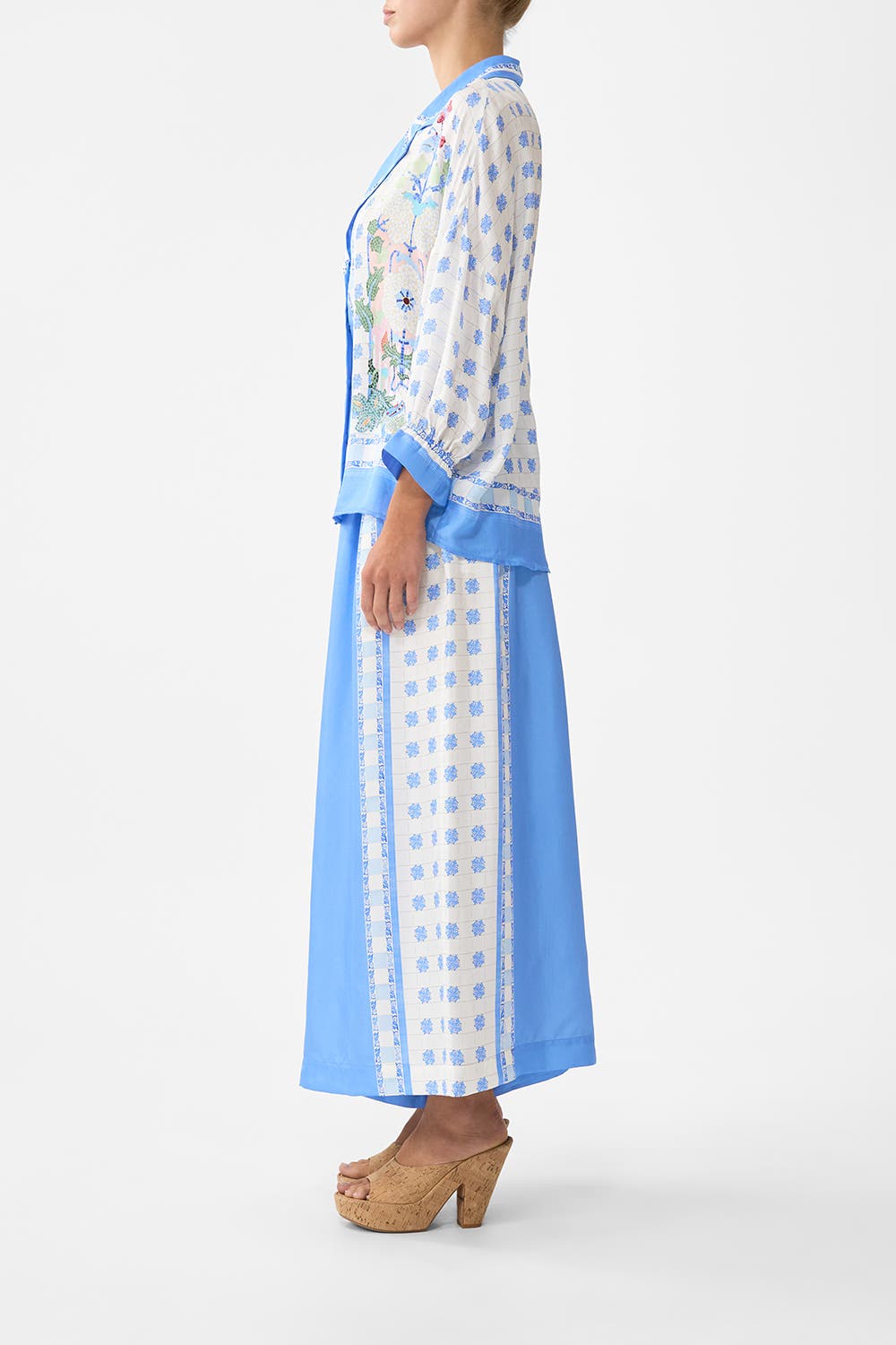Shirt With Gathered Cuff - image 2