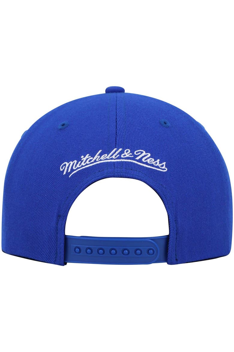 Men's Mitchell & Ness Blue Washington Bullets Hardwood Classics Team Ground 2.0 Snapback Hat, Alternate, color, Blue