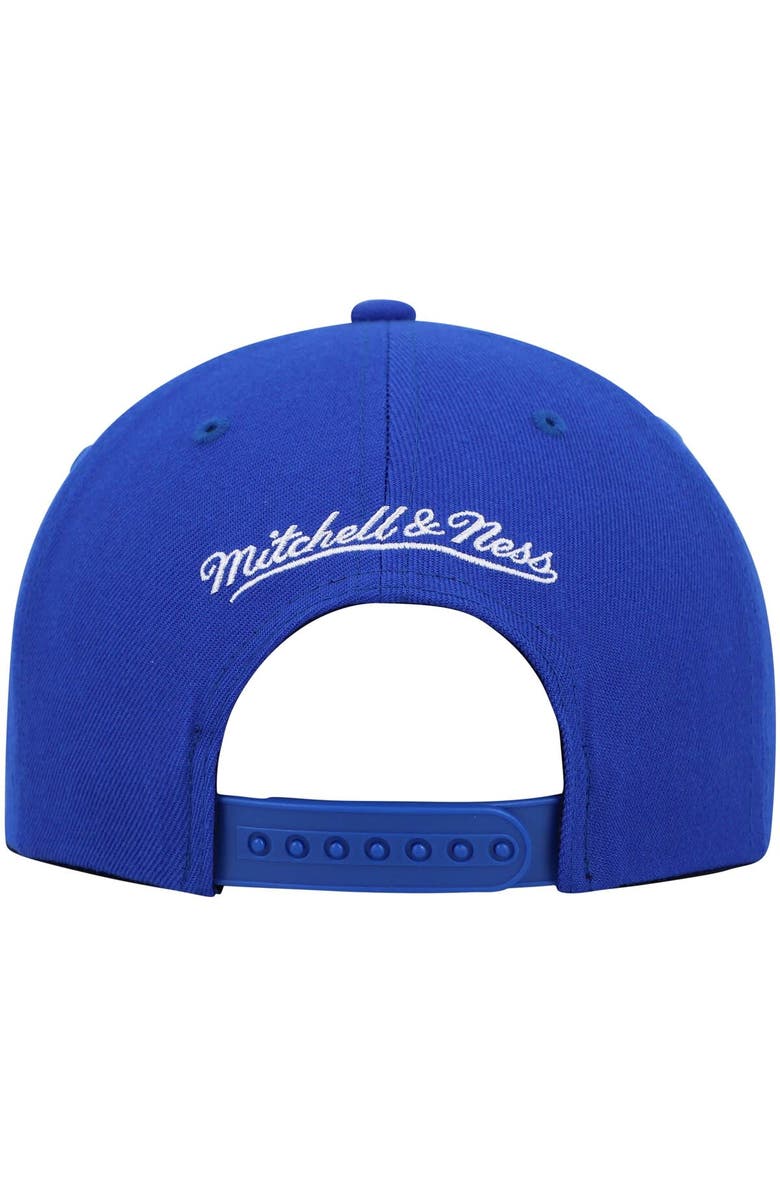 Mitchell & Ness Men's Mitchell & Ness Blue Washington Bullets Hardwood Classics Team Ground 2.0 Snapback Hat, Alternate, color, 
