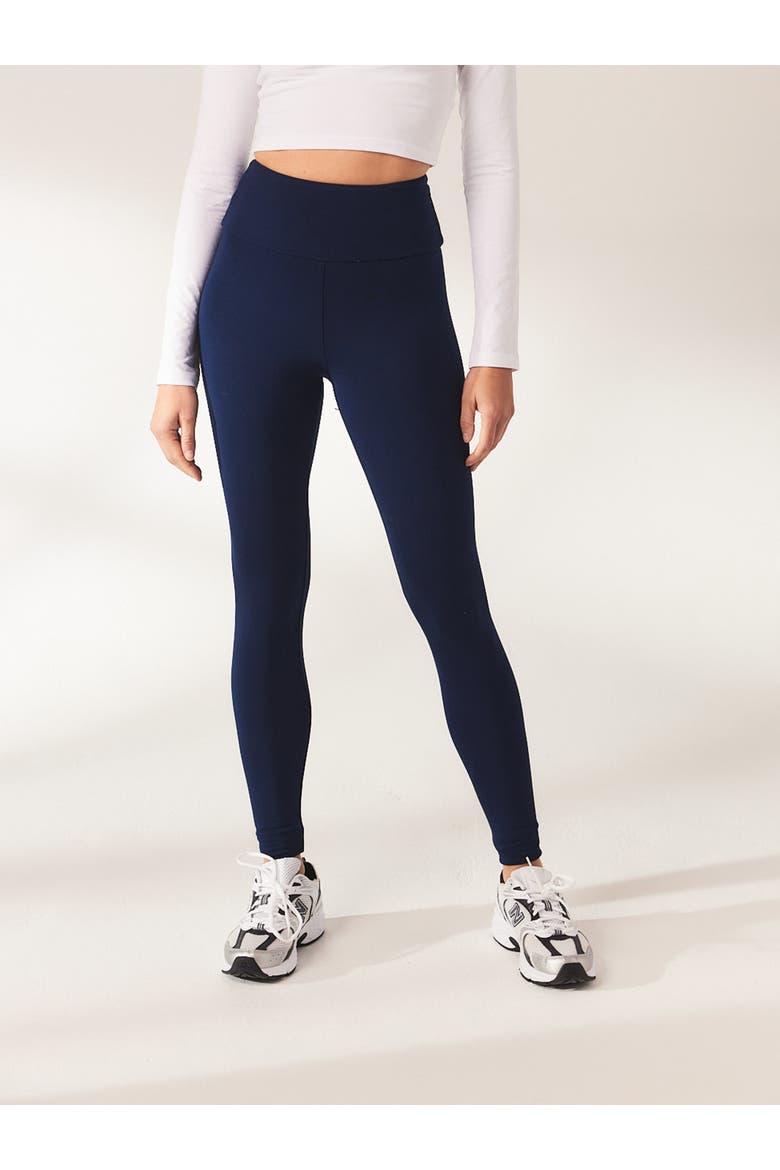 Tall Lightweight High Waisted Leggings, Main, color, Navy