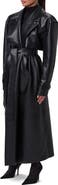 Naked Wardrobe Faux Leather Trench Coat