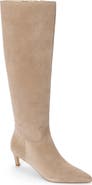 Matisse Elevate Pointed Toe Knee High Kitten Heel Boot