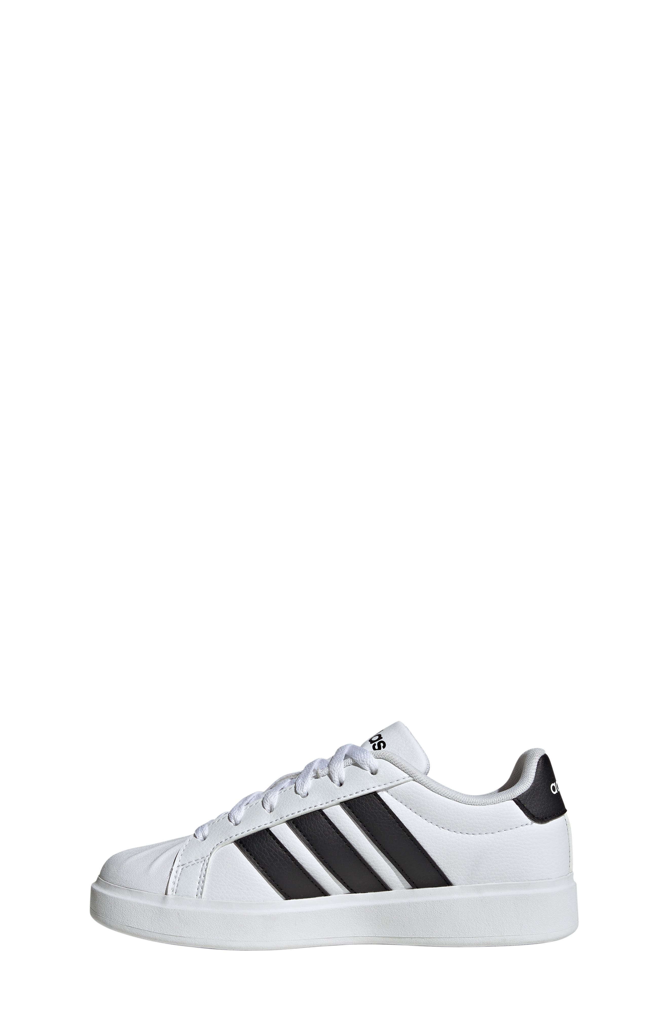 Kids' Street Talk Sneaker, Alternate, color, WHITE/ BLACK/ BLACK