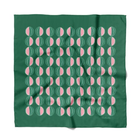 Watermelon Cotton Silk Bandana