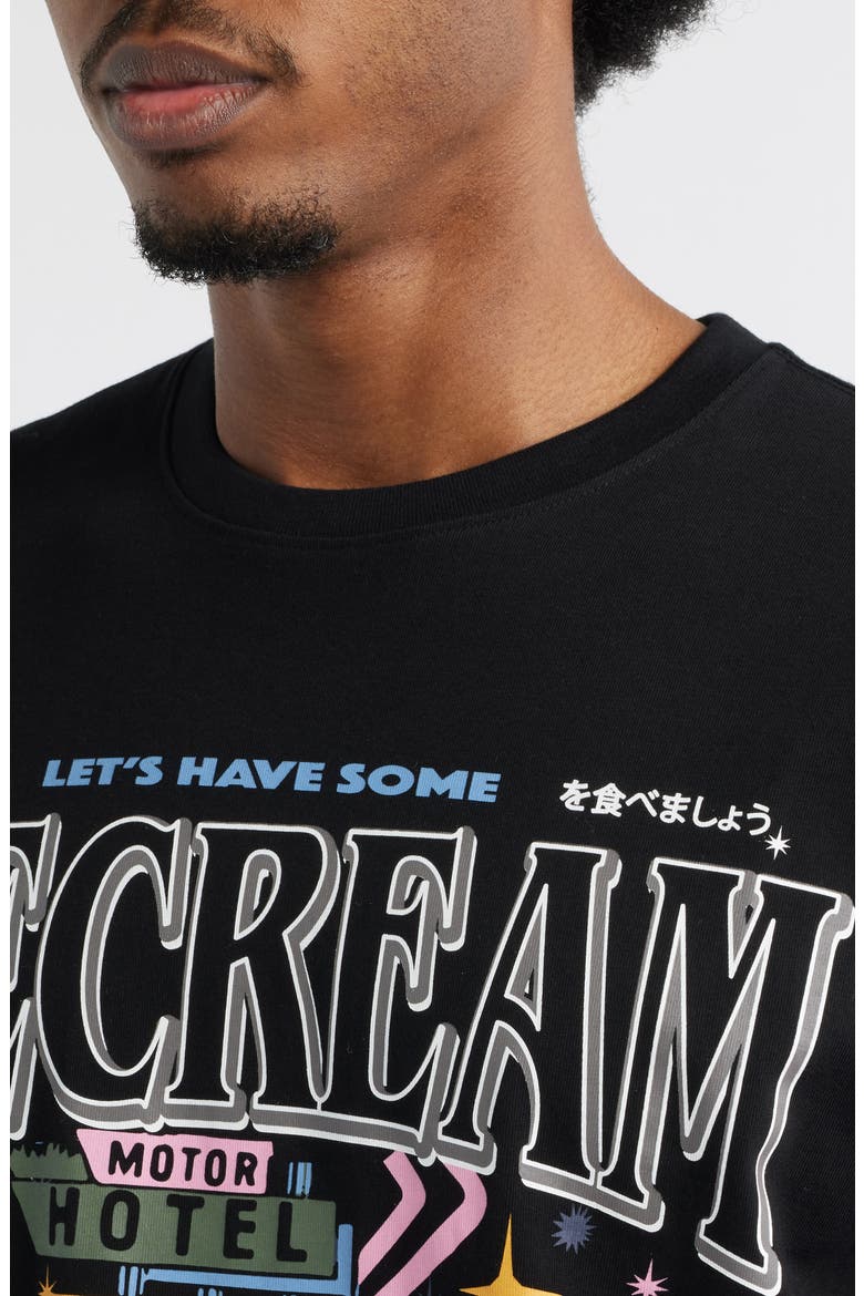 Store Front Cotton Graphic T-Shirt, Alternate, color, BLACK