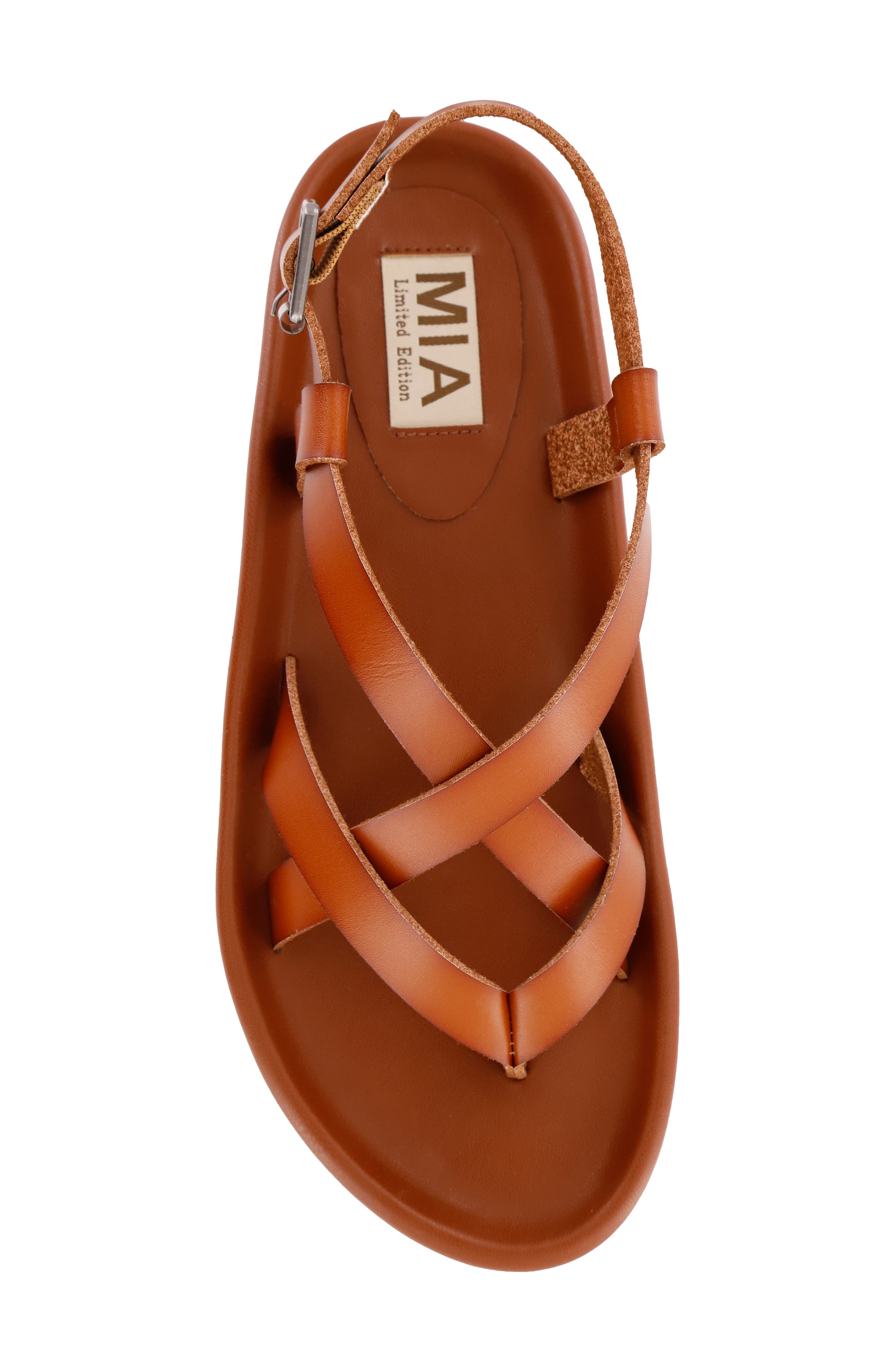 MIA Limited Edition Zurie Slingback Sandal, Alternate, color, Cognac
