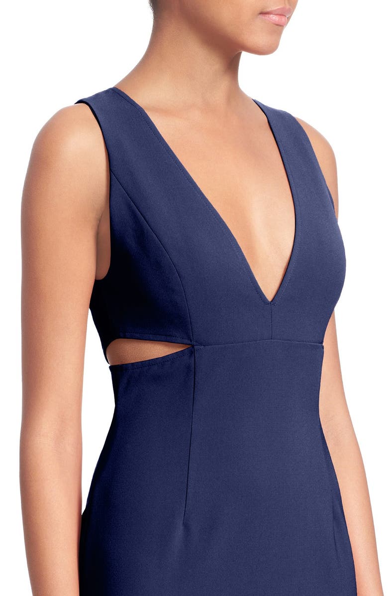 Alice + Olivia 'Rikki' Cutout Midi Dress, Alternate, color,