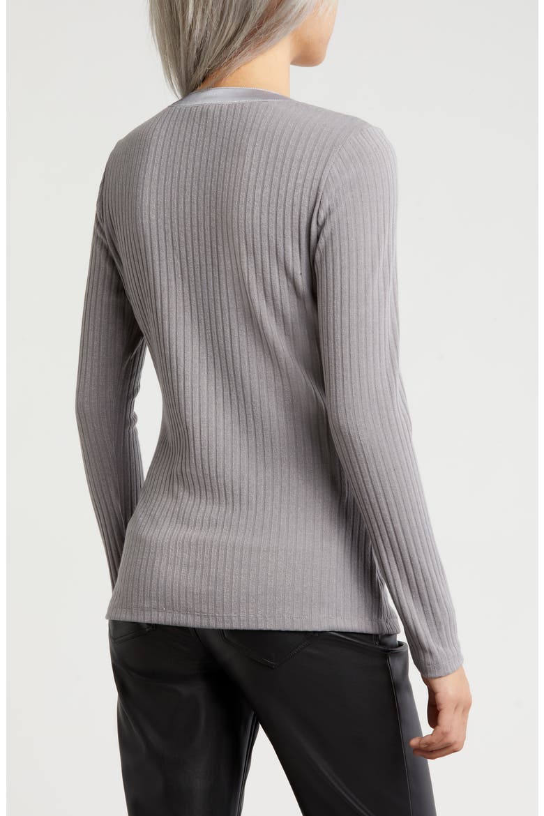 Bria Knit Button Front Cardigan, Alternate, color, GREY