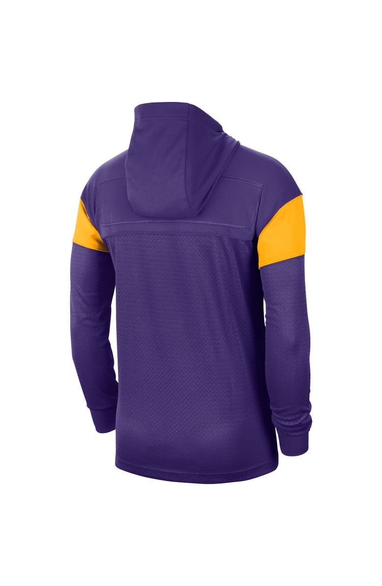 Nike Men's Nike Purple LSU Tigers Sideline Jersey Pullover Hoodie, Alternate, color, 