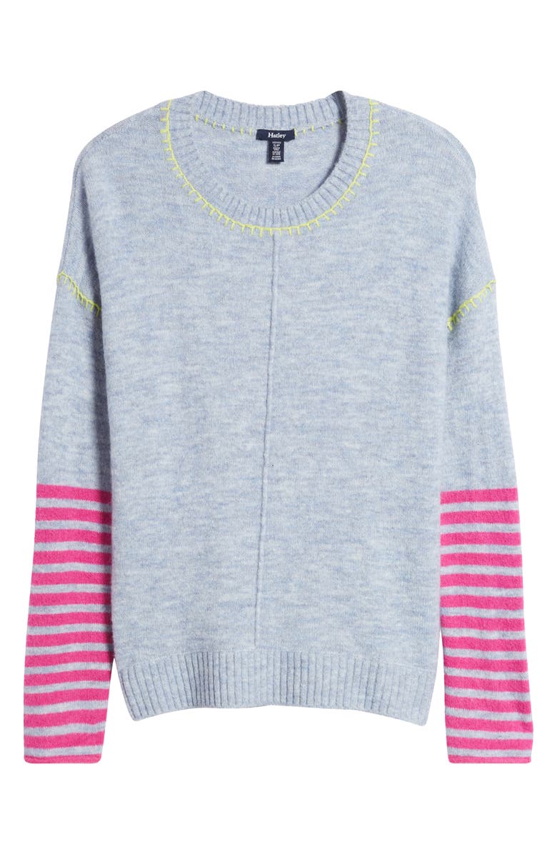 Hatley Avery Stripe Cuff Sweater, Alternate, color, 