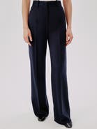 Another Tomorrow WIDE LEG SUIT PANT