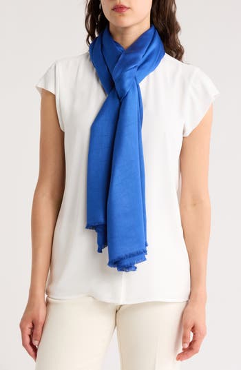Vince Camuto Oversized Satin Pashmina Wrap In Surf The Web