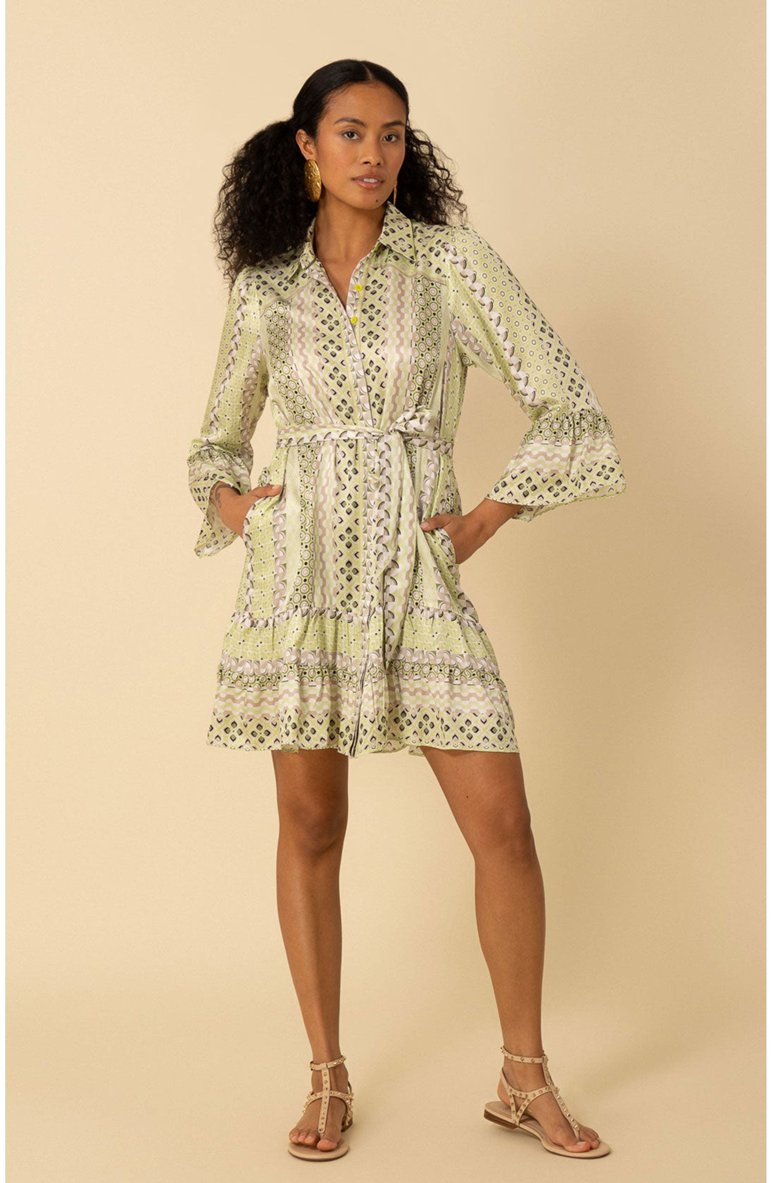 HALEBOB HALE BOB JULIETA CHARMEUSE DRESS