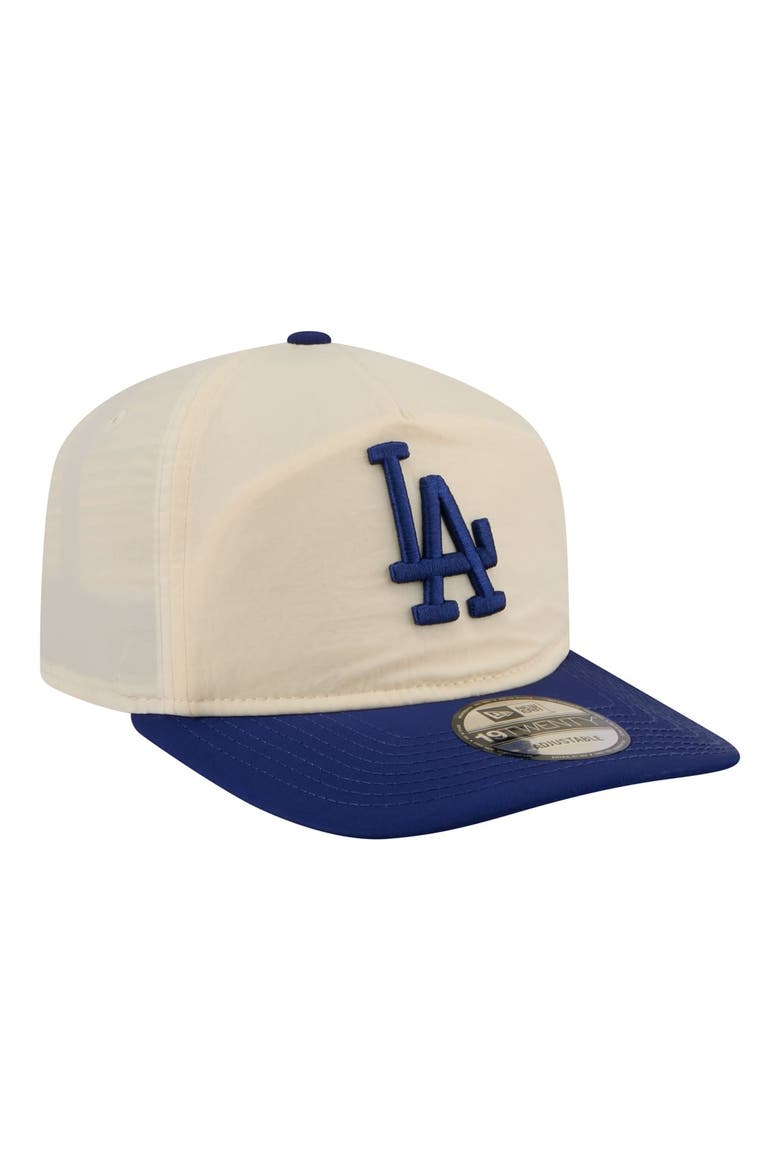 Men's New Era Cream/Royal Los Angeles Dodgers Everyday 19TWENTY Adjustable Hat, Alternate, color, Cream