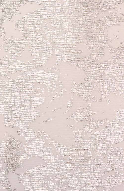 Adrianna Papell Gown In Ivory/silver