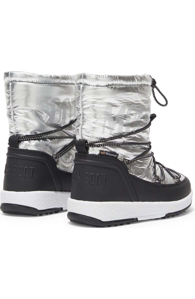 Moon Boot<sup>®</sup> Kids' Junior Metallic Waterproof Boot, Alternate, color,