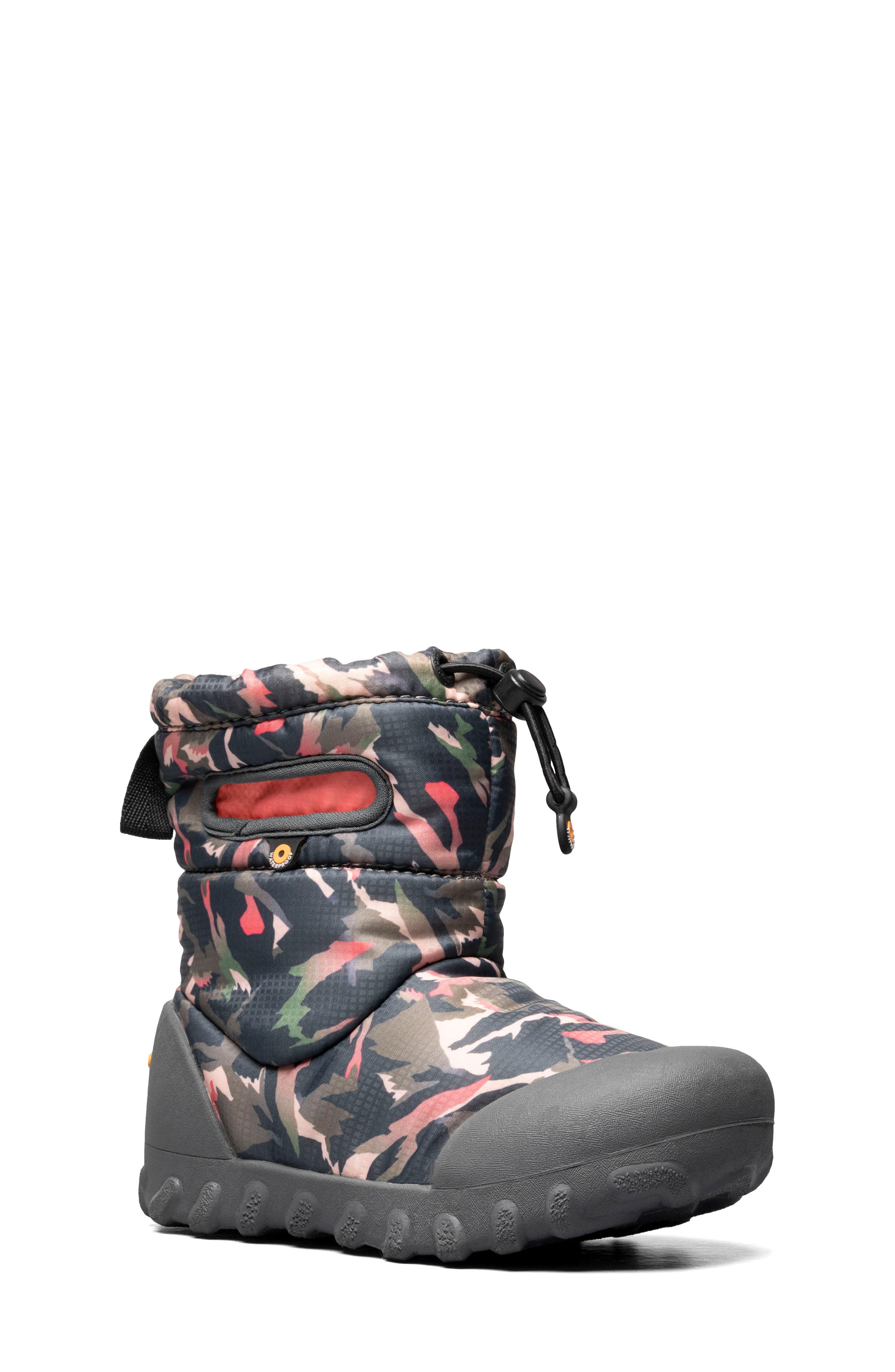 B-MOC Waterproof Insulated Faux Fur Winter Boot, Main, color, ARMY GREEN MULTI
