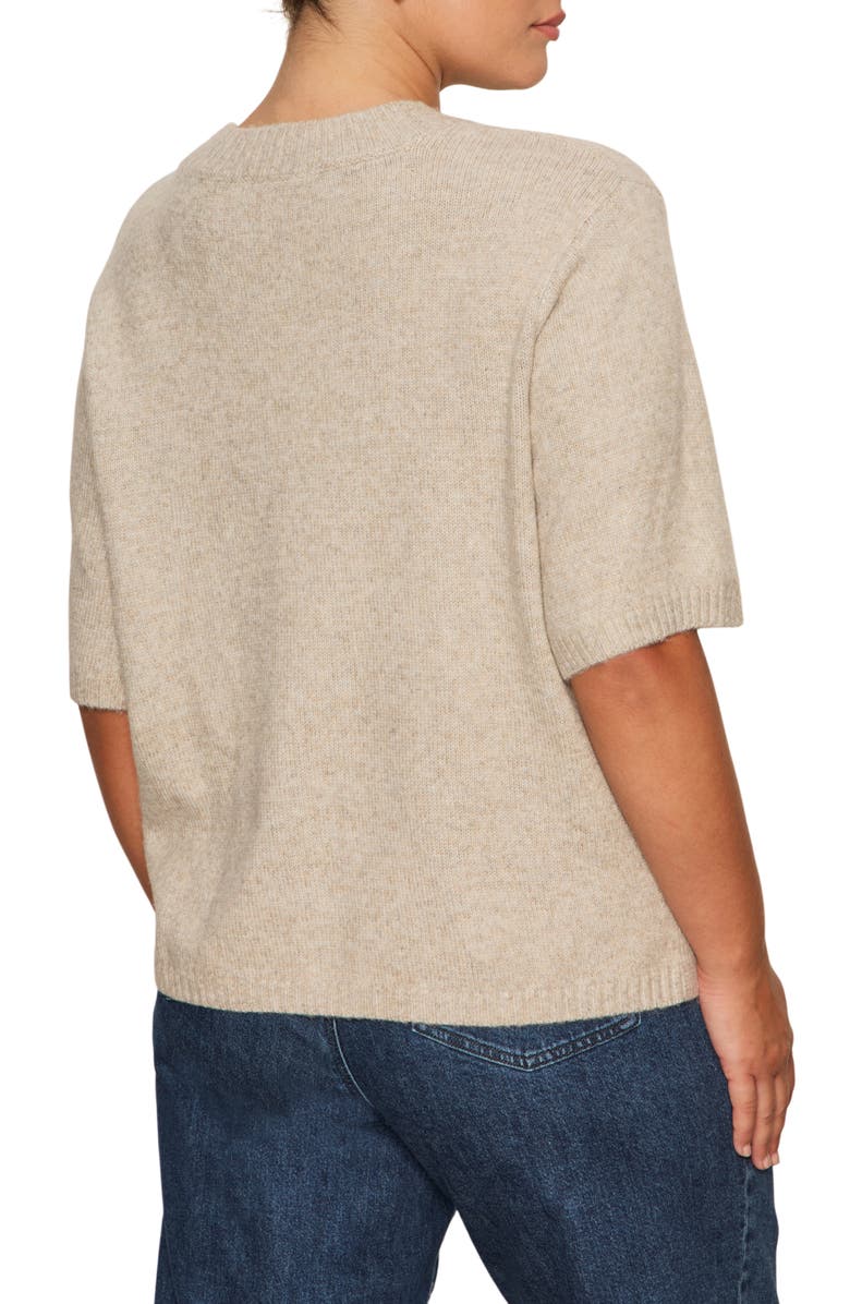 Sanctuary Perfect Sweater Tee, Alternate, color, Heather Pink
