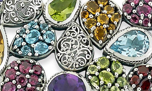 Samuel B. Multi Stone Bib Necklace In Multi