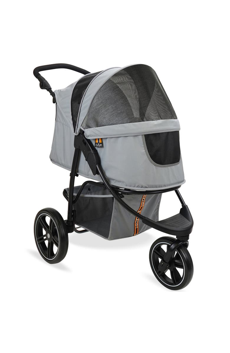 My Duque Cooper Pet 3 Wheeler Stroller, 33 Pound Capacity, Main, color, Gray