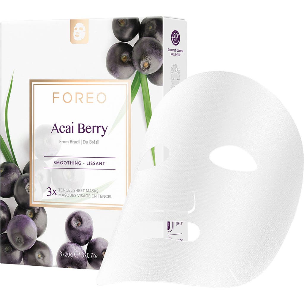 FOREO Farm To Face Sheet Mask - Acai Berry x3 in None at Nordstrom