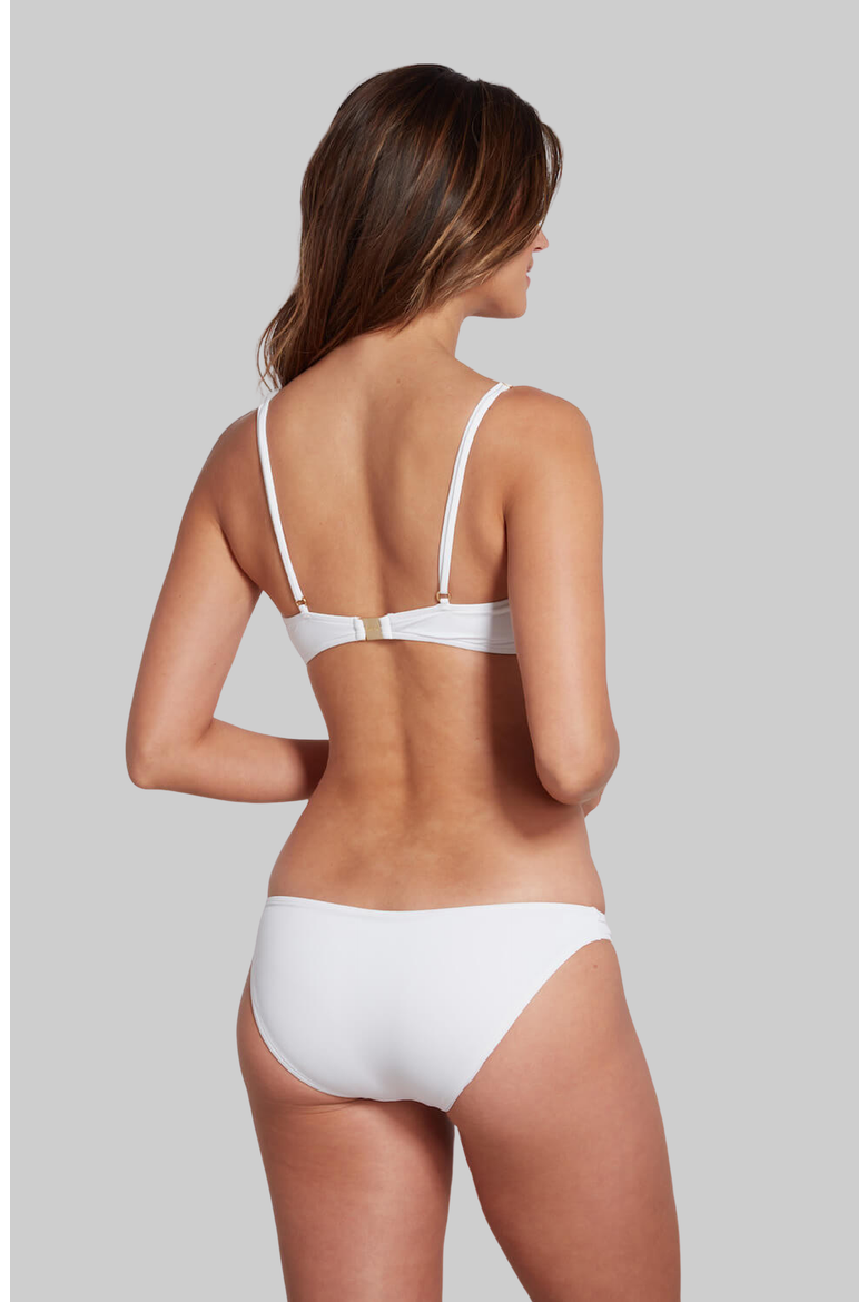 Jenna Classic Brief Bikini Bottom, Alternate, color, White