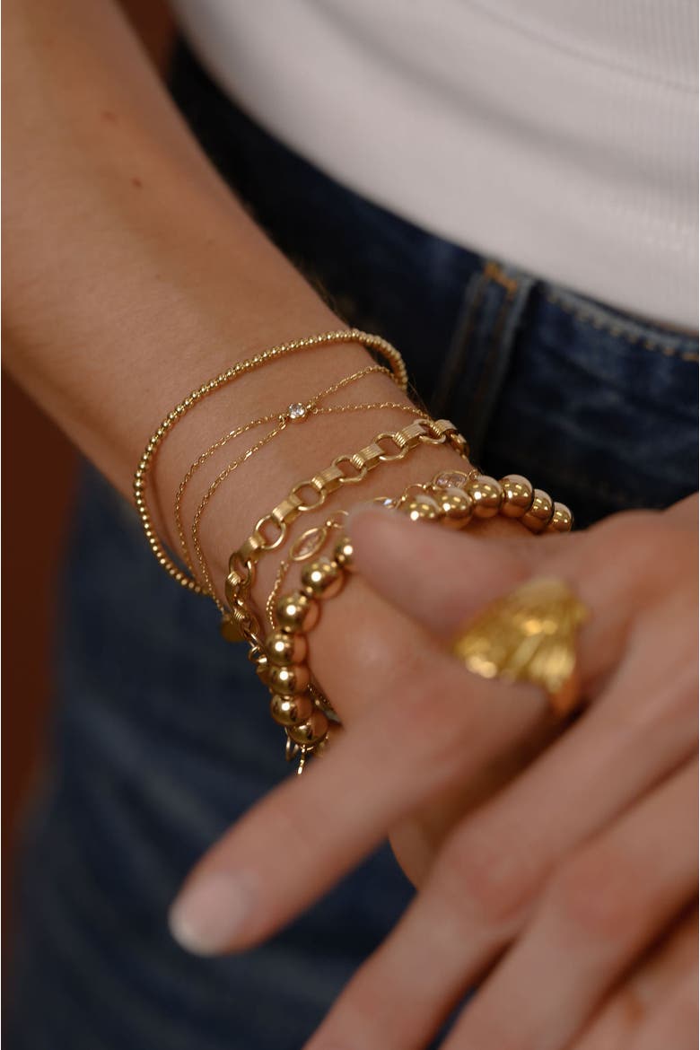 Bellagio Bracelet, Alternate, color, Gold