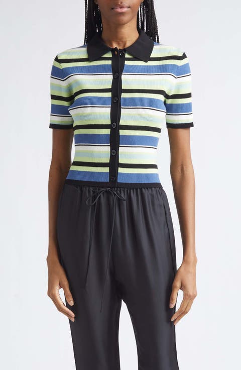 Shae Button Front Polo