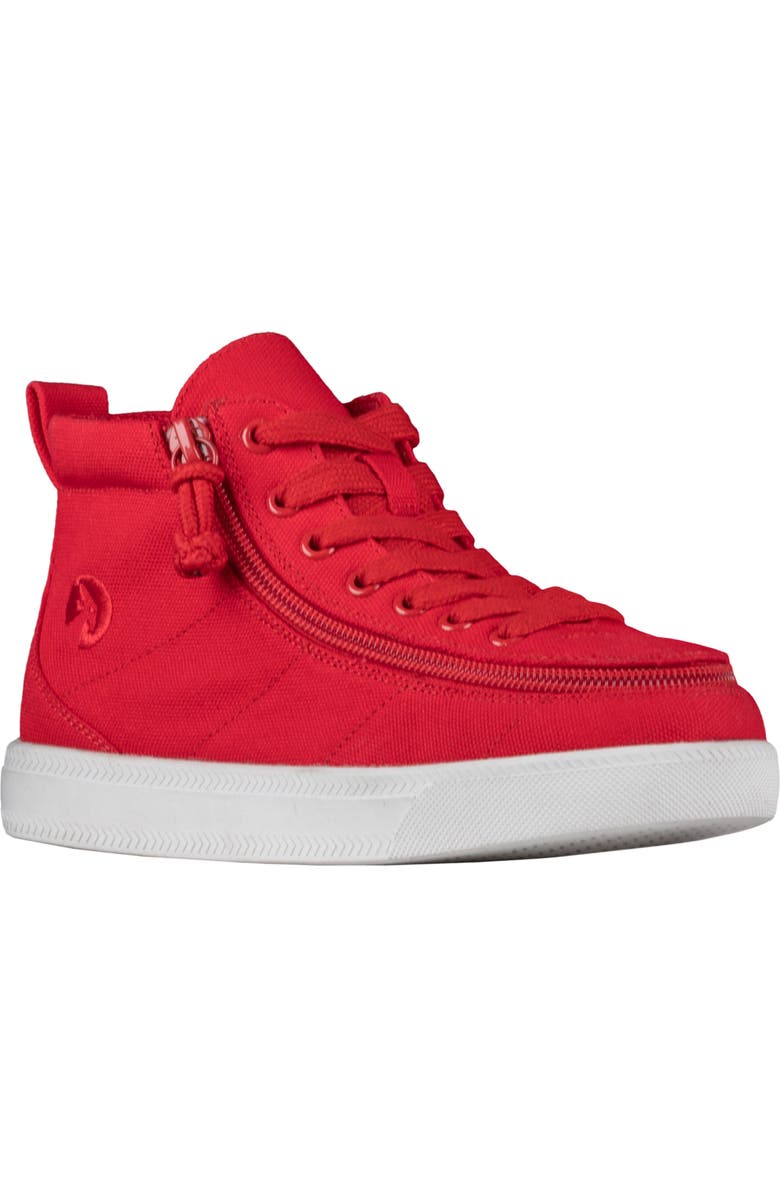 BILLY Footwear Kids' Classic D|R High Top Sneaker, Main, color, Red