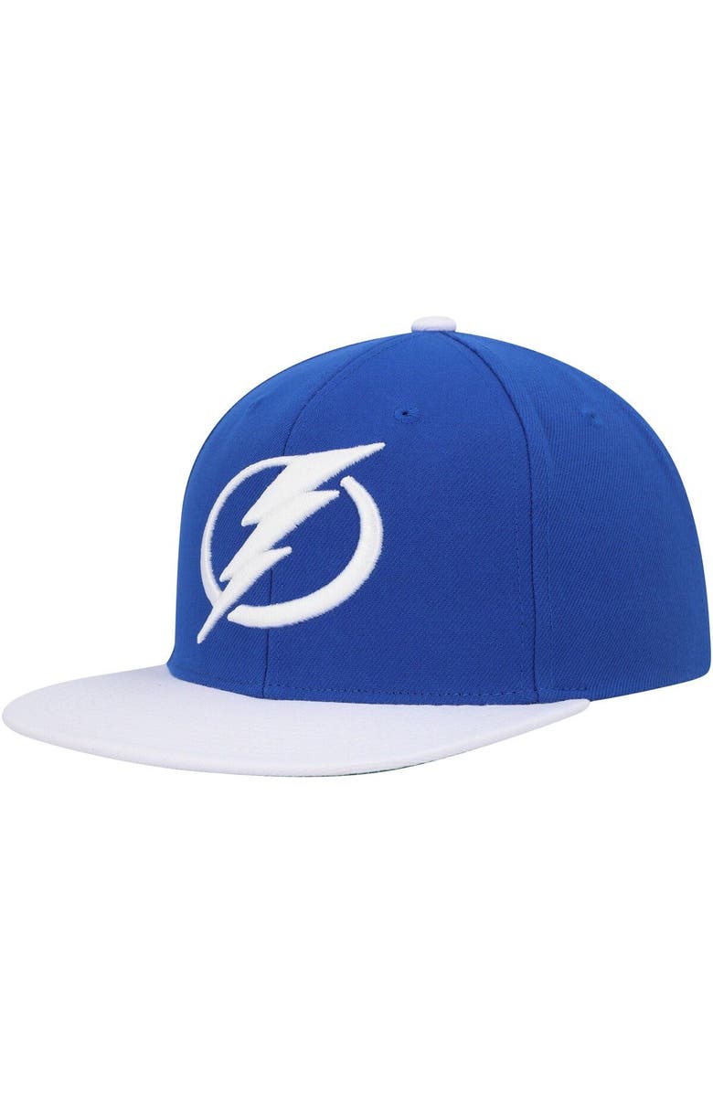 Mitchell & Ness Men's Mitchell & Ness Blue Tampa Bay Lightning Core Team Ground 2.0 Snapback Hat, Main, color, Blue
