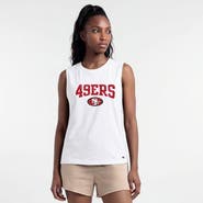 Champion Women's Champion  White San Francisco 49ers Muscle Tank Top