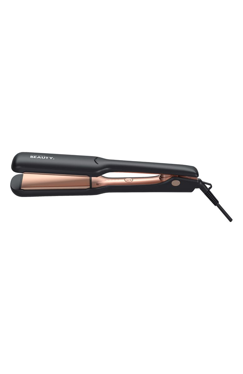CORTEX BEAUTY Sleek & Shine Professional 1.75-Inch Wide Plate Flat Iron, Alternate, color, Black