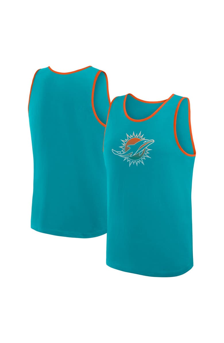 FANATICS Men's Fanatics Aqua Miami Dolphins Unmatched Success Tank Top, Alternate, color, Aqua